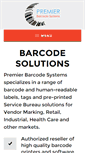 Mobile Screenshot of premierbarcode.com